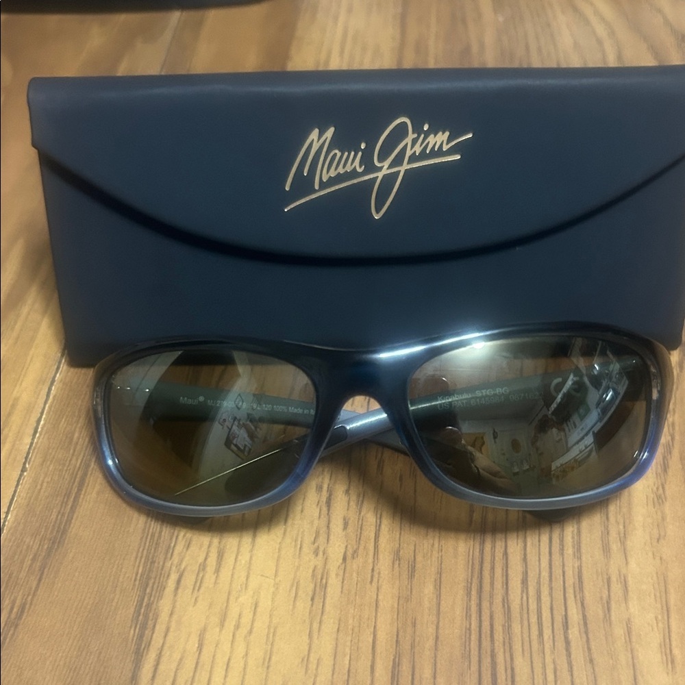 Maui sunglasses bronze and blue kipahulu